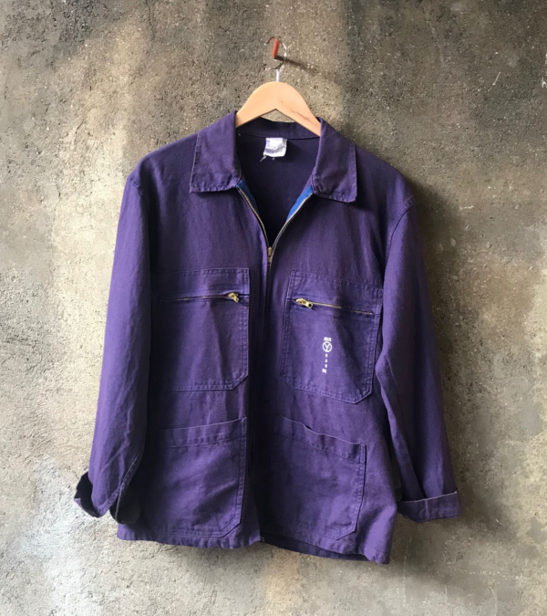 Blouson 46 reteint en violet Patti patch - Image 2