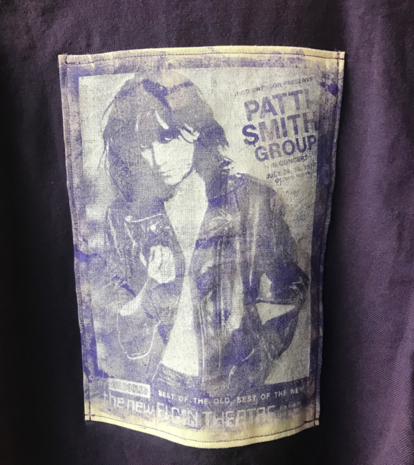 Blouson 46 reteint en violet Patti patch - Image 5