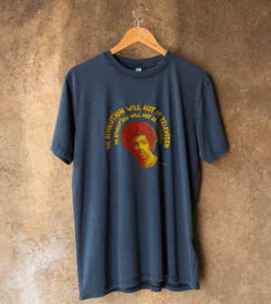 Gil Scott Heron revolution bleu stone-washed